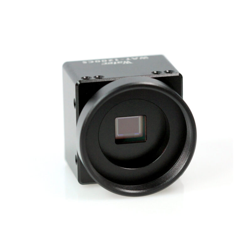 The WAT-1200CS NTSC is a miniature day/night cube camera designed for versatility and performance in a compact 1"x1"x1" enclosure.