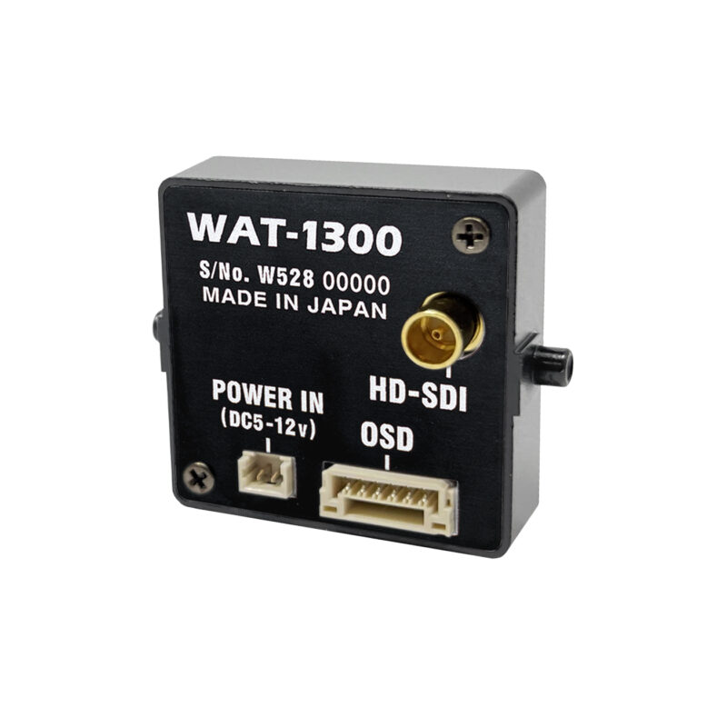 The WAT-1300 G3.6 is an ultra-compact, lightweight HD camera engineered for embedded and space-sensitive applications.