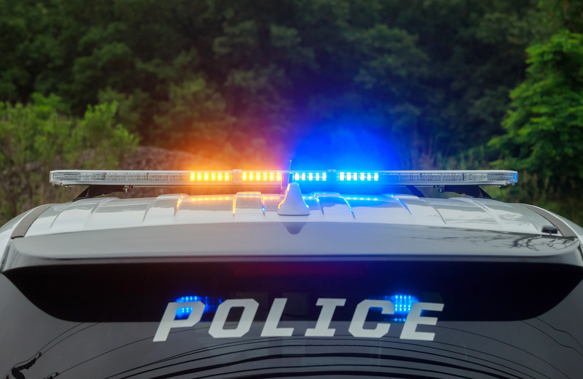 Low-light camera capturing image detail in a dark outdoor environment