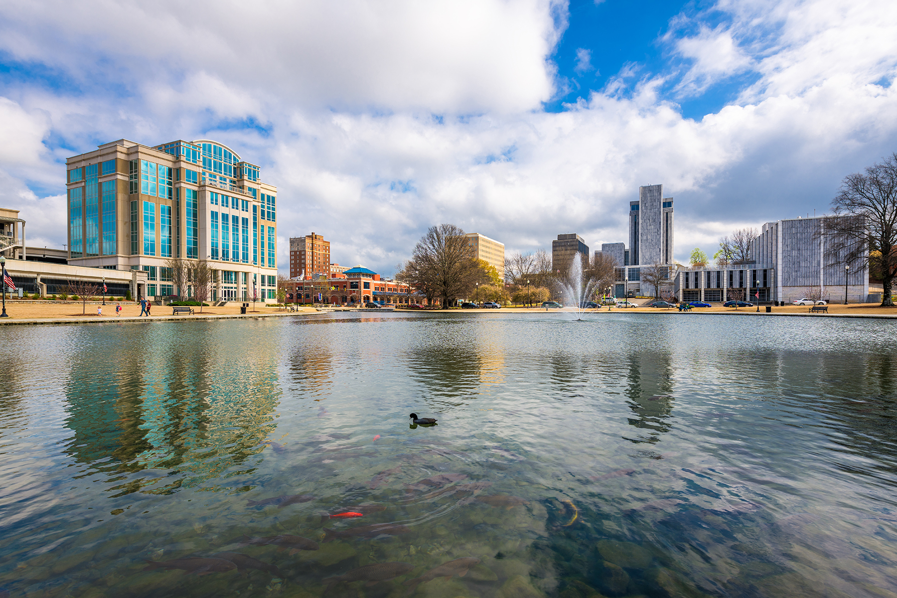 Downtown Huntsville Alabama skyline representing a growing technology and engineering hub